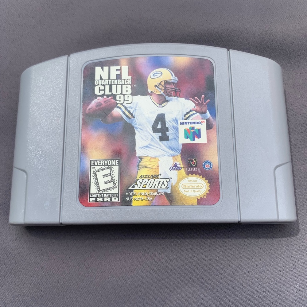 NFL quarterback club 99’ for n64